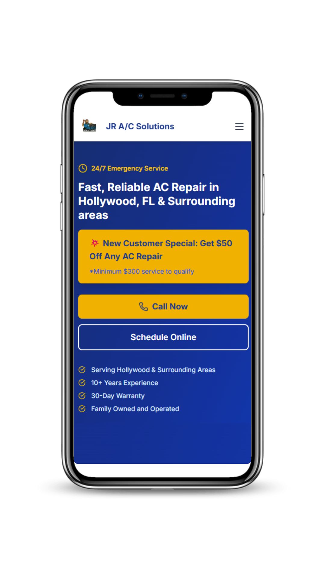 J.R. A/C Solutions screenshot 1
